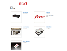 Tablet Screenshot of gallery.iliad.fr